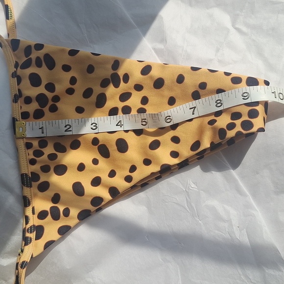Leopard Print Bikini Set, Size Medium - Picture 6 of 9